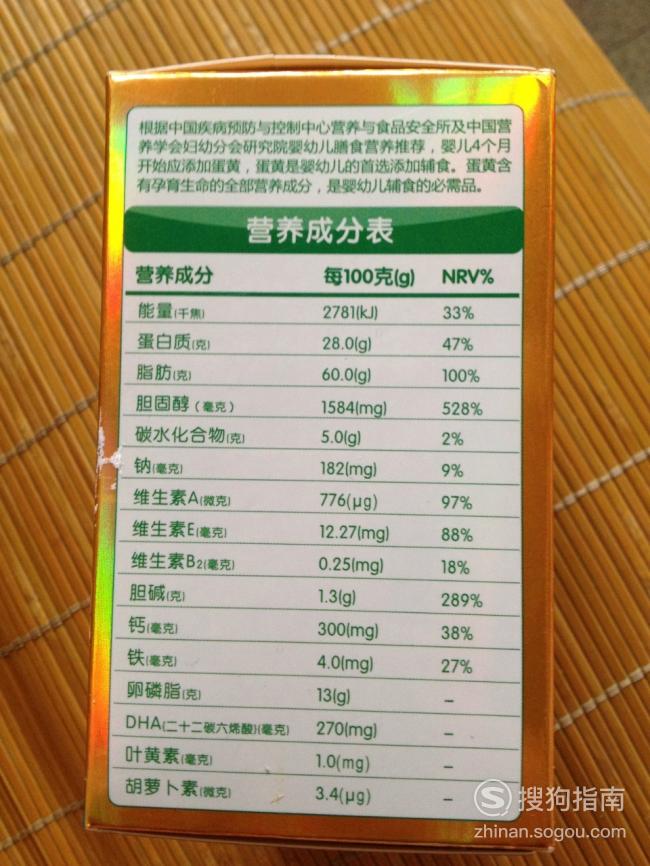 食品营养成分表解读指南