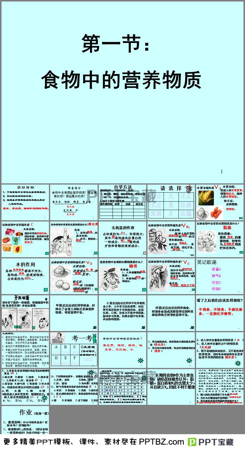 食品七大营养成分解析