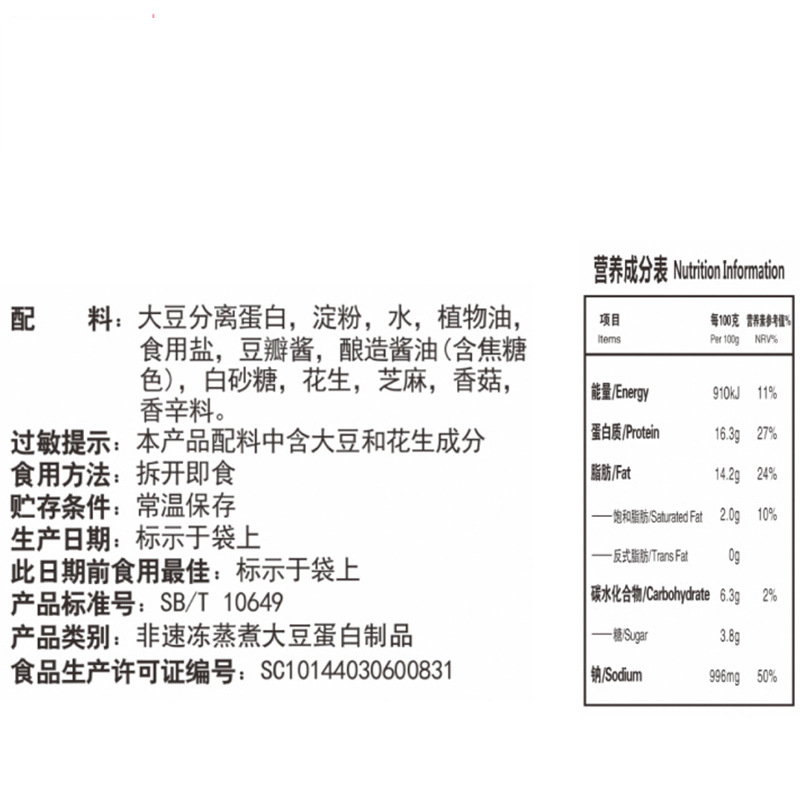 人造肉食品营养成分与健康影响探究