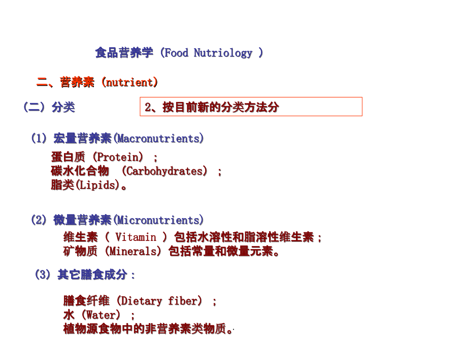 高职食品营养学第三版PPT全面解读