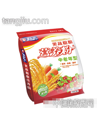 中粮食品推出，专为老年人定制的无糖蔬果营养米粉