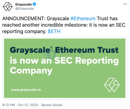转折点，灰度申请将Solana信托转为现货ETF